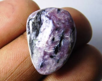 Lovely- Purple Russian charoite gemstone, Charoite loose stone, Natural charoite cabochon gemstone, charoite loose gemstone 11 Cts. R-3868