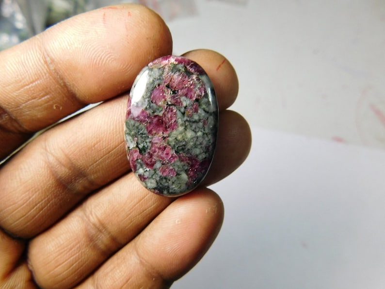 R-466 Beautiful 100/% Natural Eudialyte Cabochon,Glorious Eudialyte gemstone,Eudialyte loose stone for jewelry Semi Precious Gemstone 45 Cts