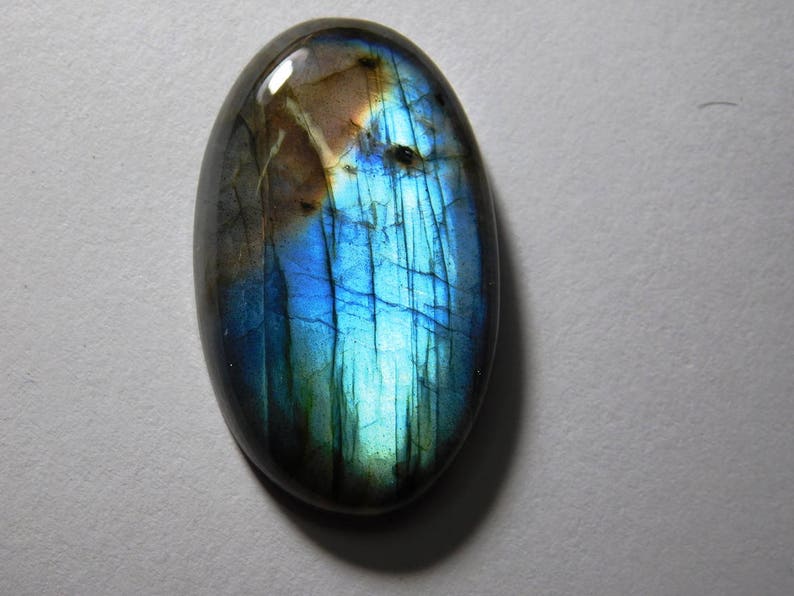 R-4388 Labradorite Cabochon loose gemstone,Spectrolite Labradorite loose 44 Cts Natural Multi Flash Labradorite Gemstone VERY NICE!