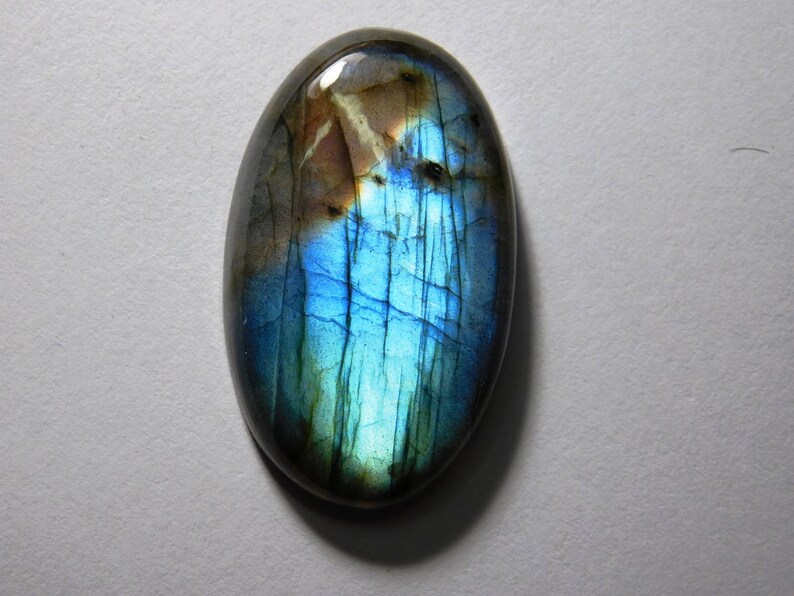 R-4388 Labradorite Cabochon loose gemstone,Spectrolite Labradorite loose 44 Cts Natural Multi Flash Labradorite Gemstone VERY NICE!