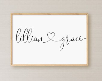 Printable Name Art | Etsy