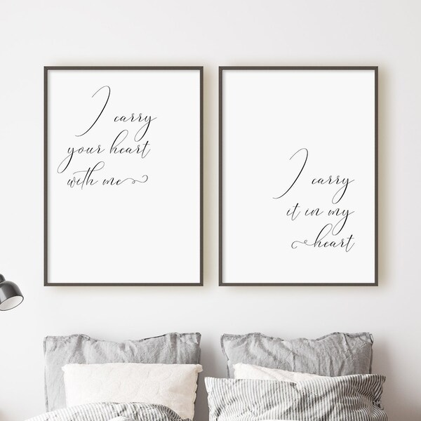 I Carry Your Heart Etsy