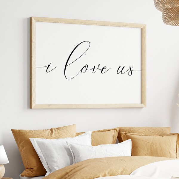 I Love Us Print - Etsy
