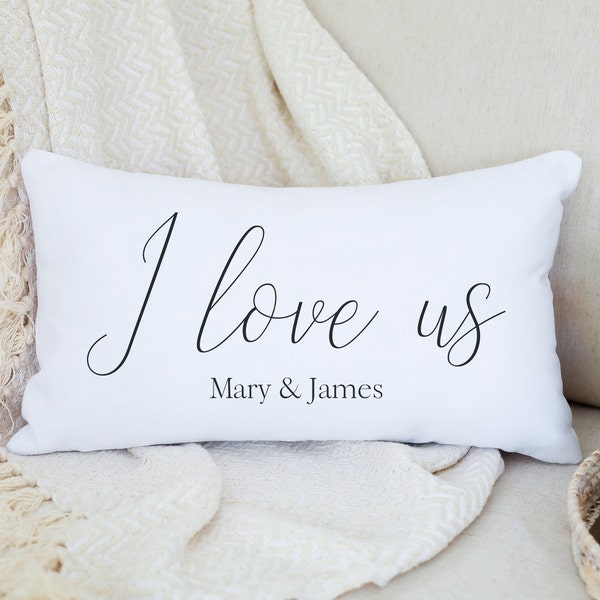 I Love Us Pillow Etsy