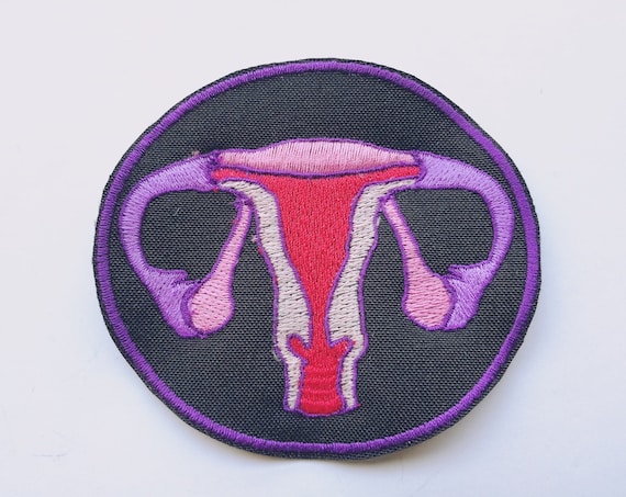 Patch embroidered in ovary thread 9 cm