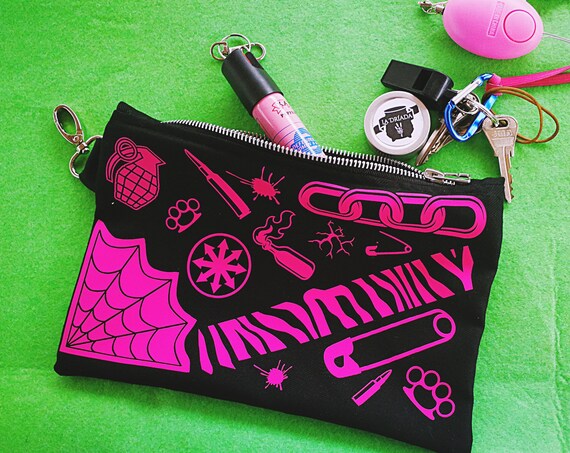 Necessary "RiotPassion" Fabric own design and handcrafted stamping. Color to choose.