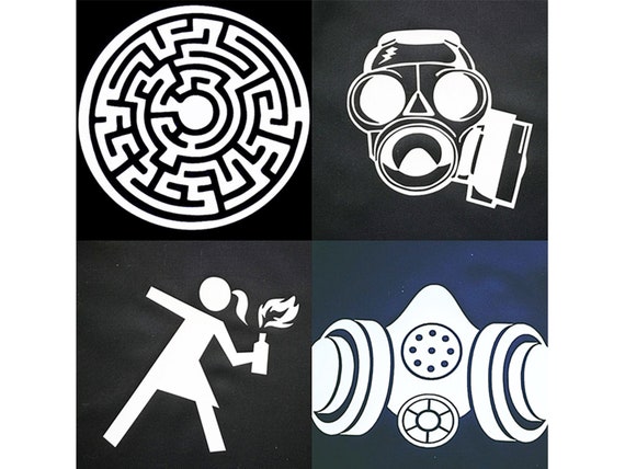 Eco-Vinyl Textile patches. Select Design. Remeshed edges (not fraying)