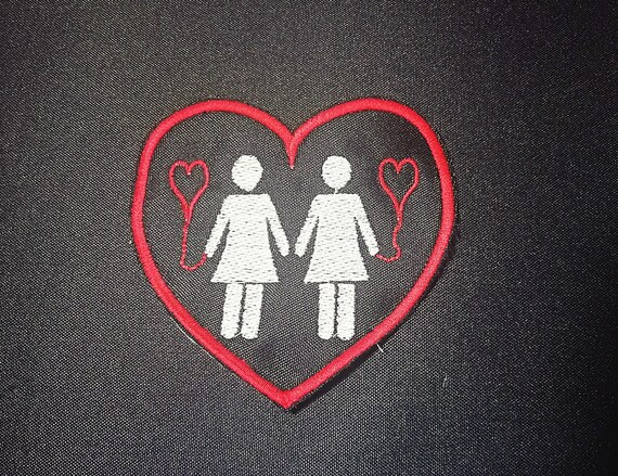 Embroidered patches in thread approximate size 9 cm