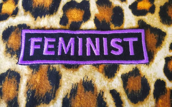 Patches Embroidered in feminist feminism thread Riot girls 10x4 cm approximately