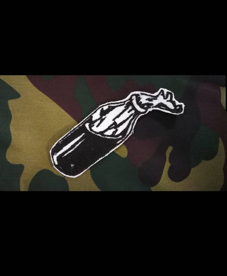 Molotov cocktail Patch 5 cm small size