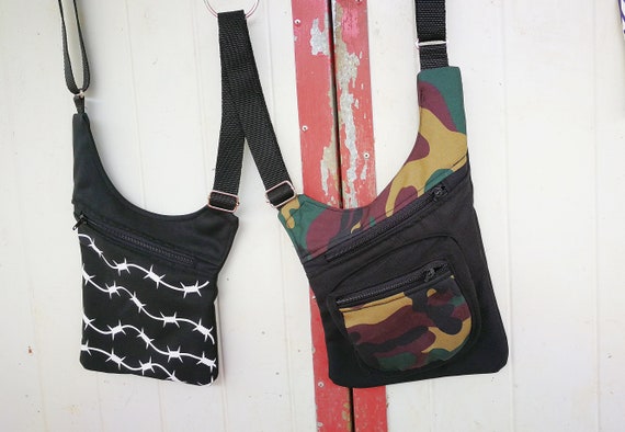 Gunmen Printed barbed wire and Holster Bags Military Fabric 3 Pockets