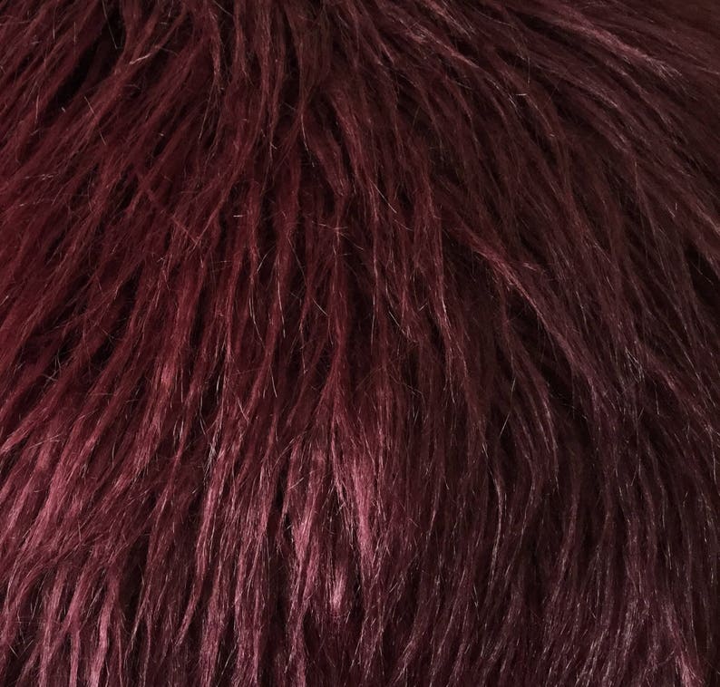 Faux Fur Pillow Cover Burgundy Faux Fur Pillow Maroon Throw Etsy