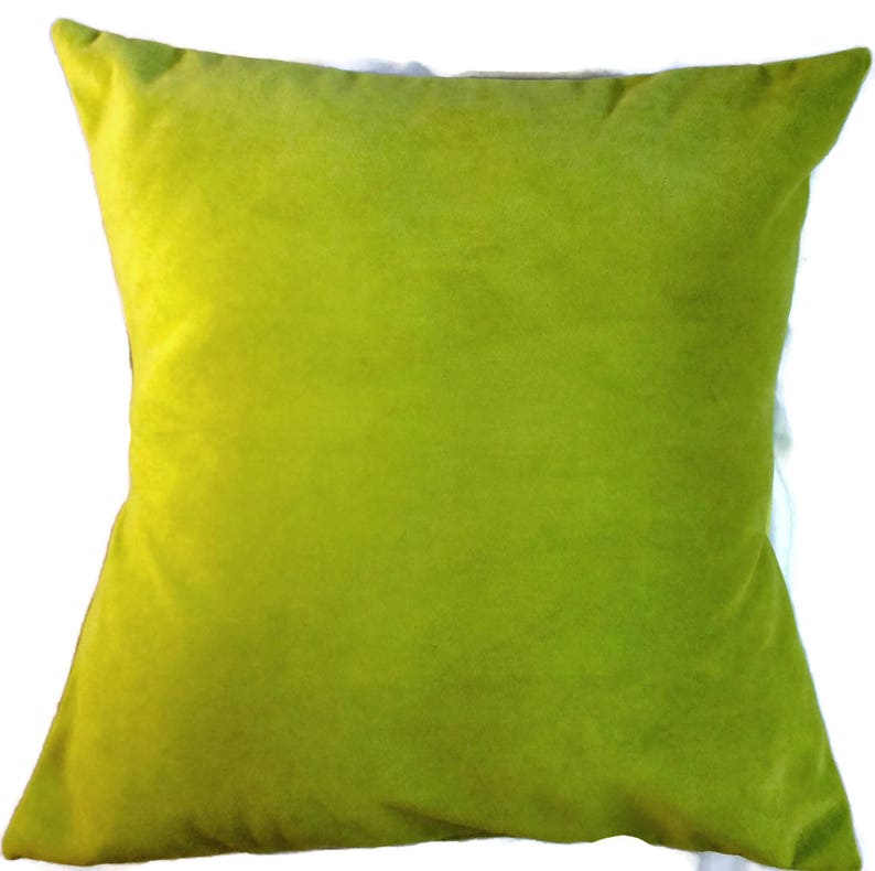 Lime green pilllows Lime green pillow covers Chartreuse Etsy