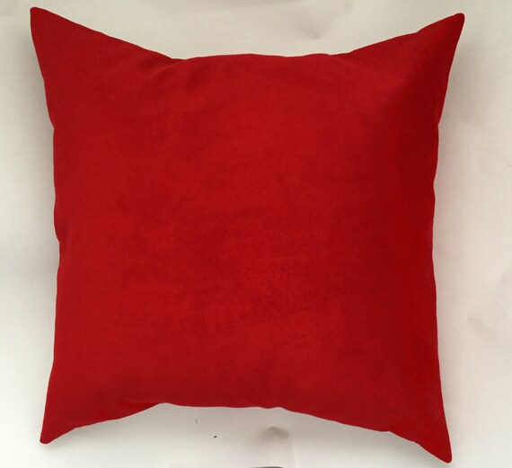 Red Pillows, Red Velvet Pillow Covers, Throw Pillow, Christmas