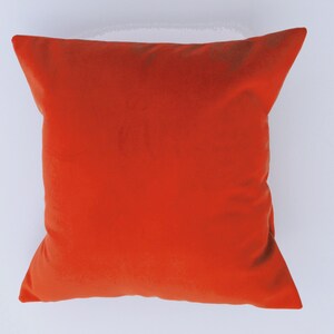 Orange Velvet throw pillow cover - Velvet pillow cover - velvet pillow -throw pillow cover-pillow cover-velvet pillow -velvet cushion cover
