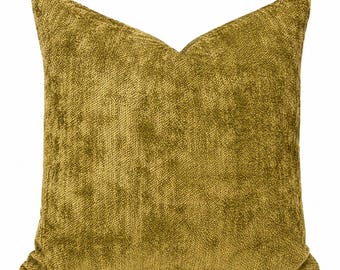 celery green Chenille pillow, sage green throw pillow, green pillow cover, chenille velvet pillow, Chenille pillow, Decorative pillow,green