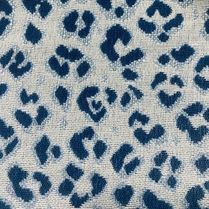 Blue Cheetah Pillow Cover,leopard blue print pillow, animal print pillow, blue leopard pillow, animal print decor,indigo blue 18x18