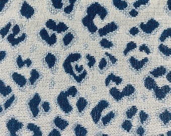 Blue Cheetah Pillow Cover,leopard blue print pillow, animal print pillow, blue leopard pillow, animal print decor,indigo blue 18x18