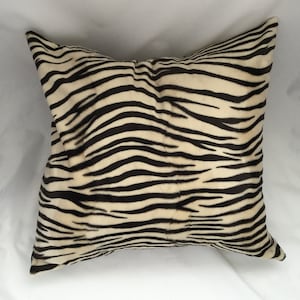 Velvet LeTigre Pillow, Cheetah pillow case, Zebra Pillow, Safari animal print, Jungle pillow, tigers eye pillow, spotted pillow, leopard