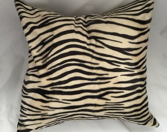 Velvet LeTigre Pillow, Cheetah pillow case, Zebra Pillow, Safari animal print, Jungle pillow, tigers eye pillow, spotted pillow, leopard