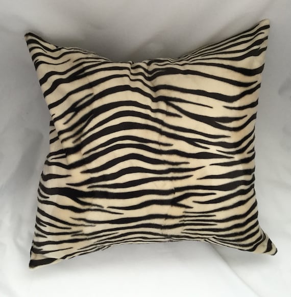 Velvet LeTigre Pillow, Cheetah pillow case, Zebra Pillow, Safari animal print, Jungle pillow, tigers eye pillow, spotted pillow, leopard