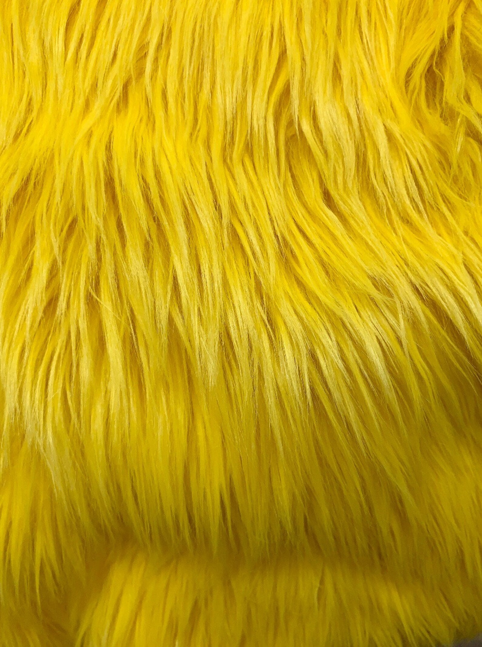 Faux Fur Yellow Pillow Cover Gold Faux Fur Pillow Throw Etsy