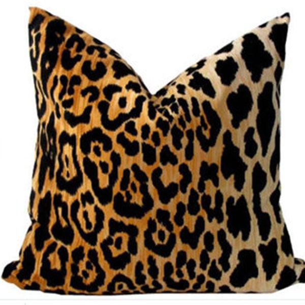 Leopard velvet pillow cover -Velvet pillow cover Jamil Leopard Cheetah -throw pillow cover pillow cover -velvet pillow -velvet cushion cover