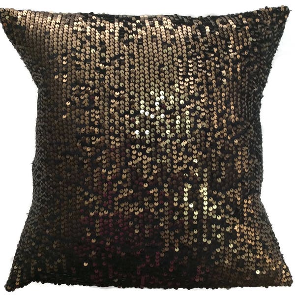 Sequin Throw Pillow Etsy