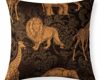 Animal Print Pillow, Leopard pillow cover, Tiger Pillow, Giraffe pillow, Cheetah pillow, Zebra Pillow, Safari animal print, African pillow