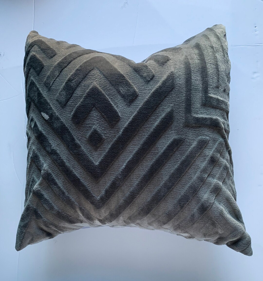 Grey Abstract Pillows, Grey Geometric Pillow Cases ,gray Velvet Pillow