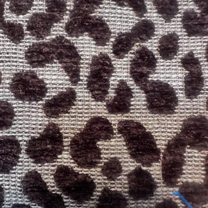 Leopard Print pillow cover, Raise Chenille Brown print, Cheetah pillow case, Brown Pillow Cover, Velvet leopard, spotted pillow cover