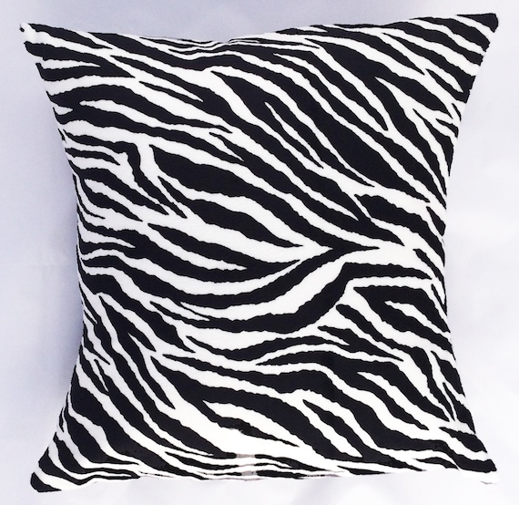 Designer pillow cover throw pillow Get the Look: Zebra Lumbar Throw Pillow