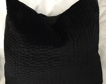 Velvet throw pillow cover -Black Velvet pillow cover - velvet throw pillow -throw pillow -pillow cover -velvet pillow -velvet cushion cover