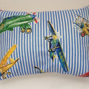 Airplane nursery decor, Antique airplane nursery, Airplane nursery pillow,Vintage airplane nursery, Airplane nursery bedding, Lumbar pillow