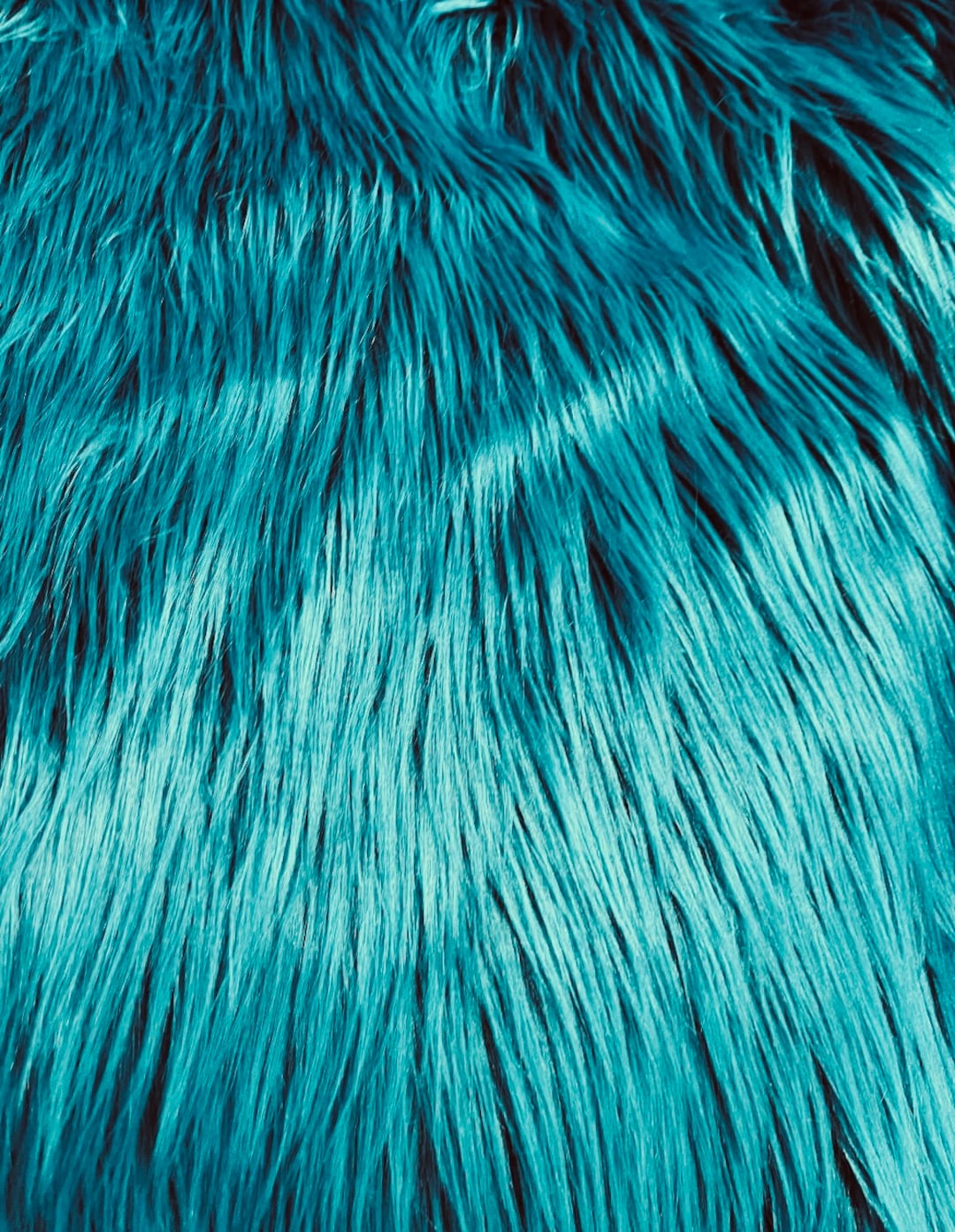 Teal Fur Faux Pillow Cover Green Faux Fur Pillow Throw Etsy