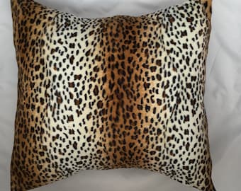 Animal Print Pillow, Leopard pillow cover, Tiger Pillow, Giraffe pillow, Cheetah pillow, Zebra Pillow, Safari animal print, Jungle pillow