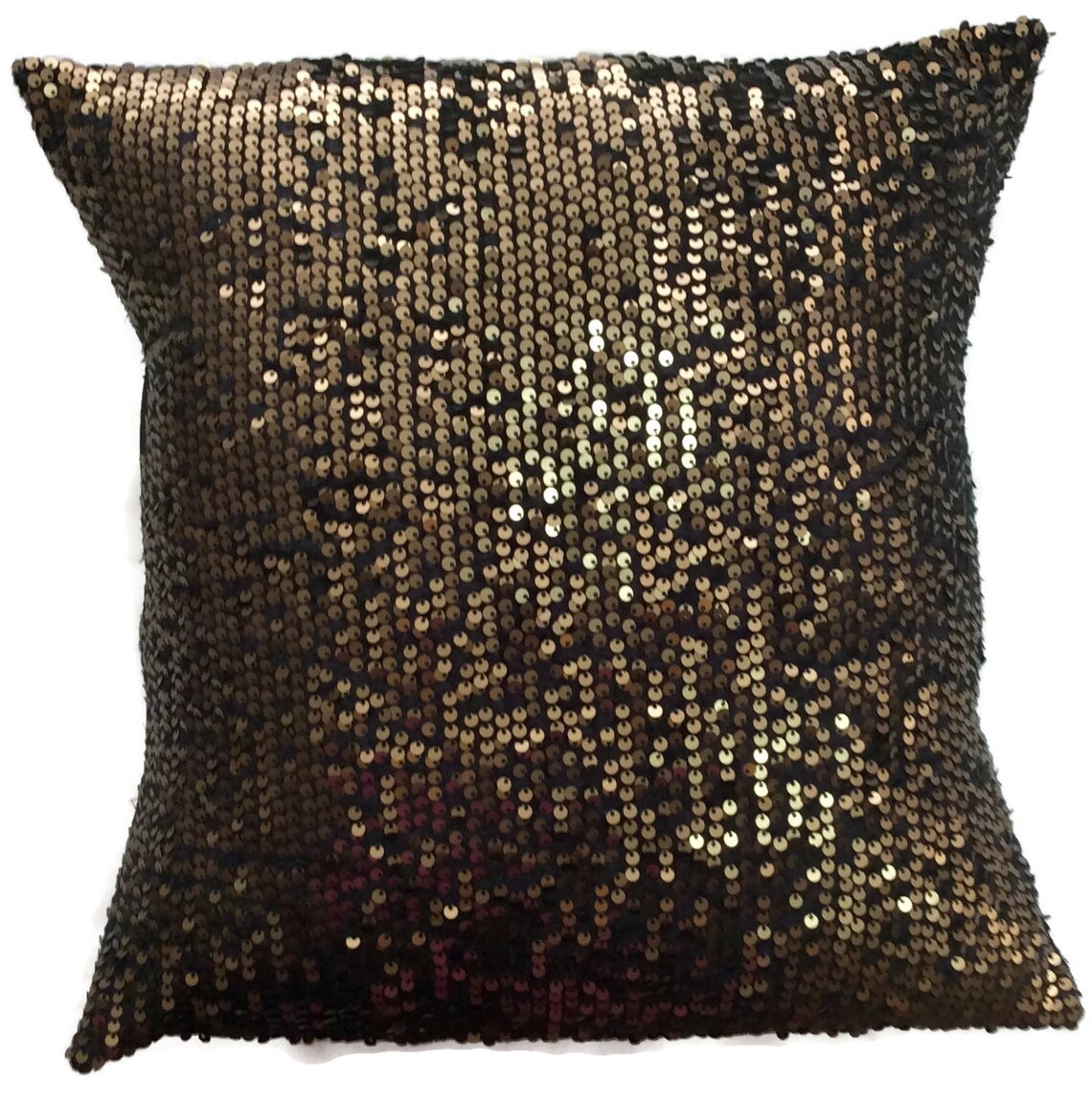 Gold Sequin Pillow Cover Gold Sequin Throw Pillow Gold Etsy
