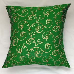 Green  cushion covers, Christmas pillow covers, Christmas gift cushions, Christmas decor, Decorative Pillows, Designer christmas pillows