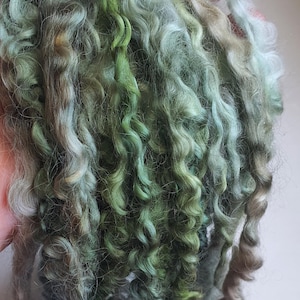 Teeswater locks, wool locks, weaving, dread locks, locks, dolls hair, fringing, long locks, wool, Teeswater sheep