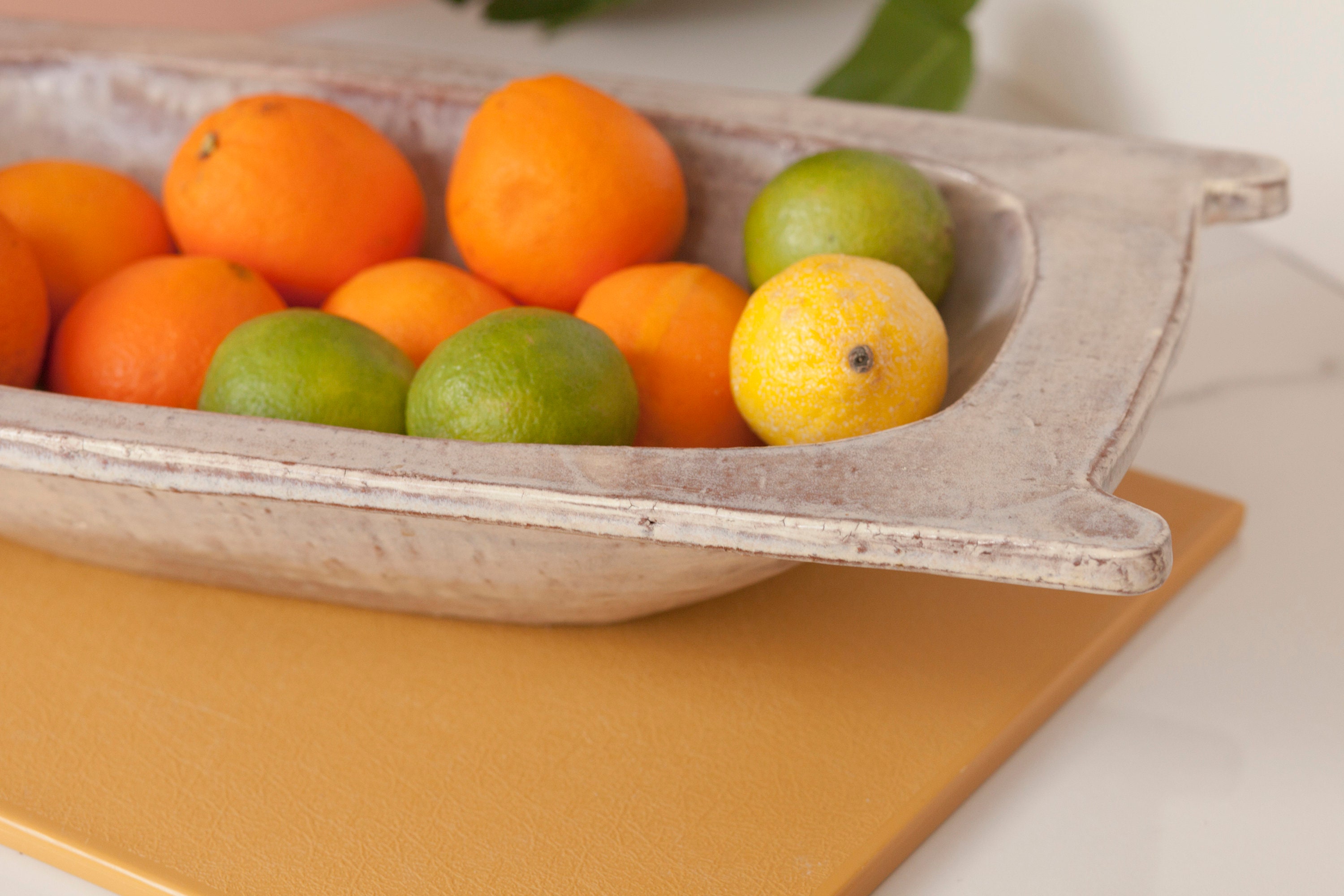 Studio Pottery Bowl 17 Long Ceramic Dough Bowl Etsy