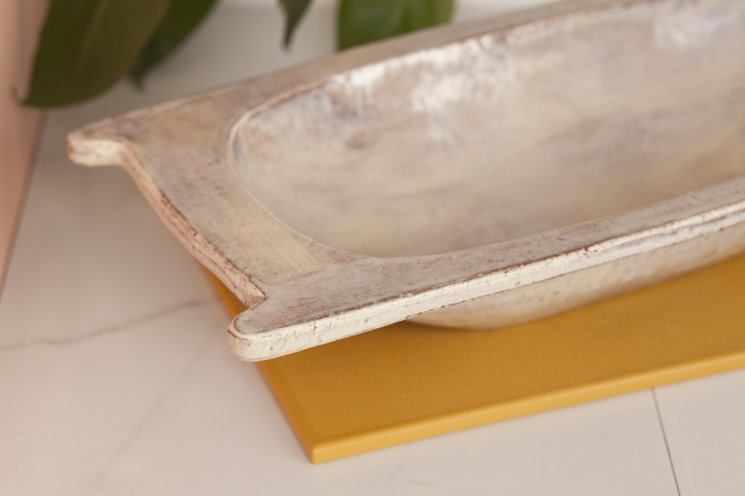 Studio Pottery Bowl 17 Long Ceramic Dough Bowl Etsy