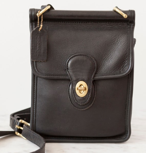 Vintage Coach Murphy Bag Style 9930, Black Leathe… - image 2