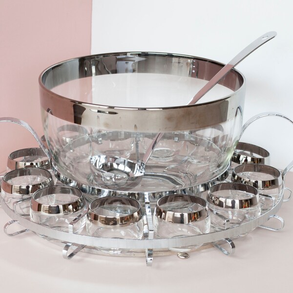 Queens Lusterware Punch Bowl Etsy