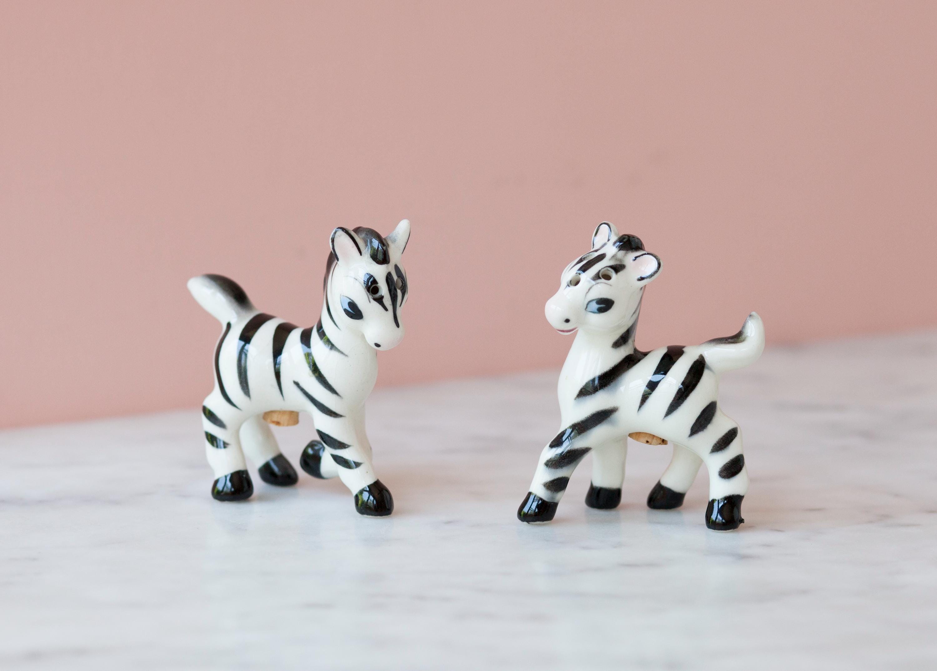 Vintage Porcelain Zebra - Etsy