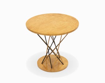 Vintage Handcrafted "Cyclone" Style Side Table