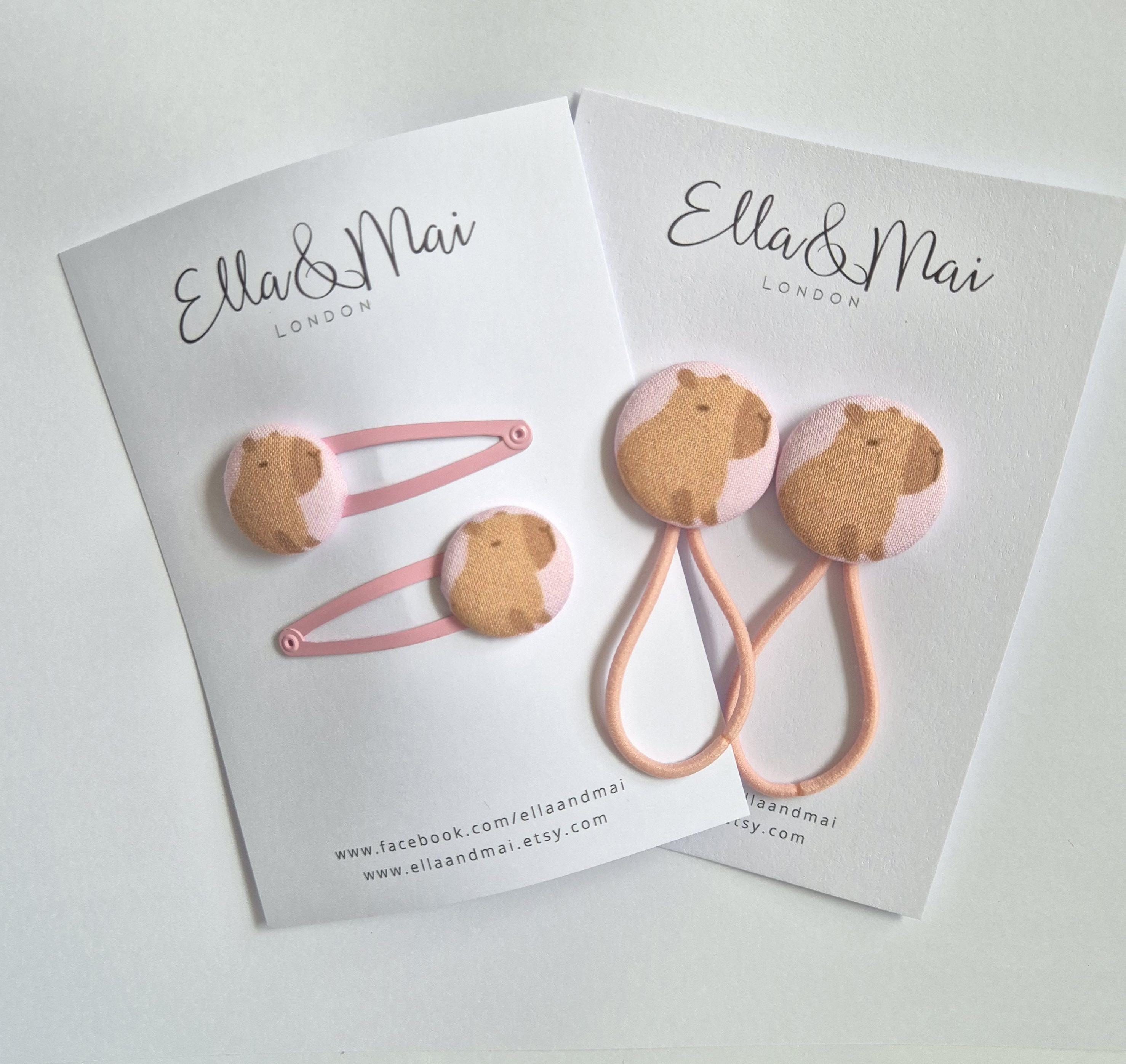Capybara Hair Clips, Capybara Hair Tie, Capybara Ponytail 