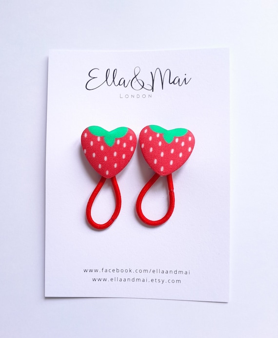 4 Valentinstag-Haargummis Mit Herz-Muster – Rosa & Rot, Elastisch, Für Frauen & Mädchen