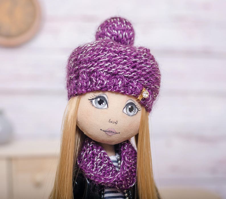 Custom Doll That Look Like You Portrait Rag Doll Personalised Etsy