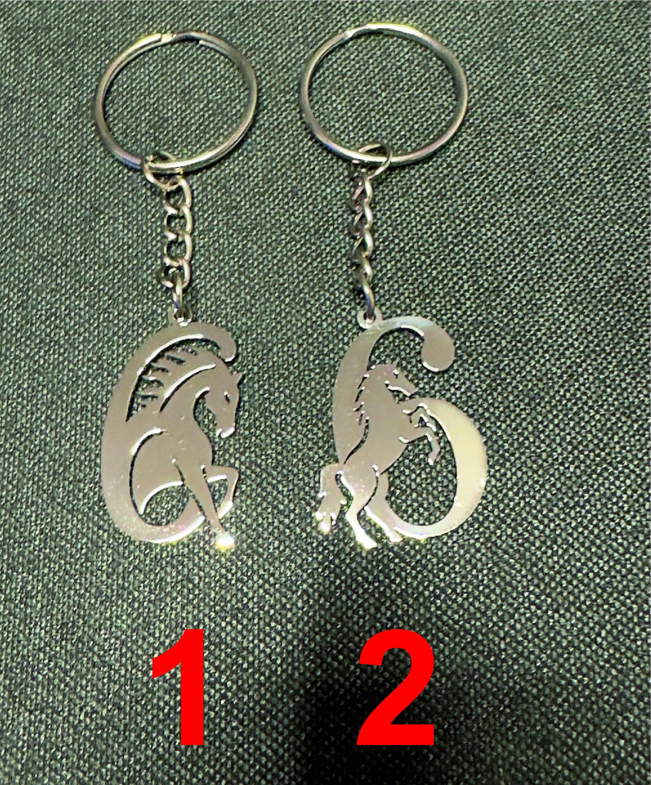 sleutelhanger hanger maanjaar paard charme | voor school reizen