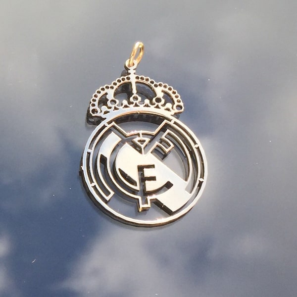 FC Real Madrid Necklace chain, Real Madrid Mens Jewelery Stainless Steel, Real Madrid Football Jewelry, Real Madrid pendant,